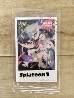 [정리 가격 제안해 주세요]Splatoon 3 사인들이 3장 미개봉