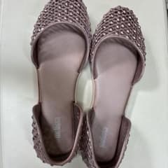 melissa メッシュデザイン フラットシューズ ピンクのサムネイル