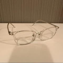 JINS クリアメガネ　度なしのサムネイル