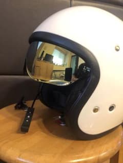 SHOEI J.O ホワイト　Mサイズ　ミラーシールド　インカムセットのサムネイル
