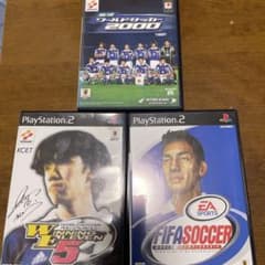 PS2 サッカーゲーム ソフト 3本セットのサムネイル