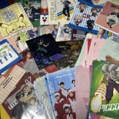 ノンジャンル アニメキャラ クリアファイル 大量 まとめ売り 250枚以上