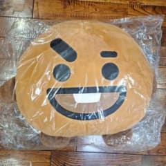 [Brand New, Unopened] Official BT21 Face Cushion SHOOKY