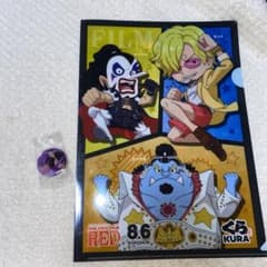 くら寿司のガチャのニコ・ロビンのマグネットとクリアファイルのセットです!!のサムネイル