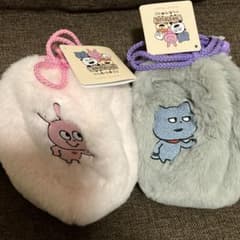 にしむらゆうじ　スタジオUG　もこもこ巾着　わるめのねこ　２個セット