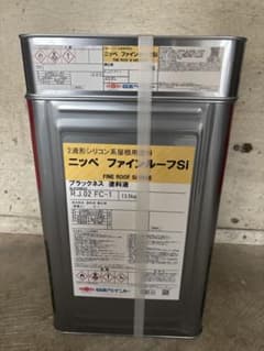 日本ペイント ファインルーフSi ブラックネス 13.5kg - メルカリ
