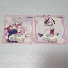 ブルーアーカイブ 浅草さんぽ コラボカフェ コースター ハナコ コハルのサムネイル