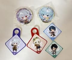 原神 スイパラ 缶バッジ レザー 重雲 ベネット 魈 行秋 グッズ まとめ売りのサムネイル