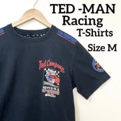 大人気古着　TEDMAN　レーシングTシャツ　ビッグプリント　トリプルコラボのサムネイル