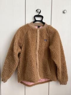 Patagonia ボアジャケット キッズ　XXL ブラウンのサムネイル