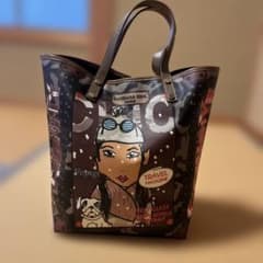 【美品】BARBARA RIHL PARIS トートバッグ カモフラージュ柄のサムネイル