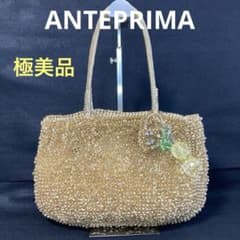 極美品 アンテプリマ ワイヤートートバッグ ゴールド 希少ビジュー