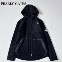 【PEARLY GATES/パーリーゲイツ】カレッジロゴボアジップブルゾン 洗える】美品♡パーリーゲイツ ダブルジップ ボアパーカー ロゴ刺繍