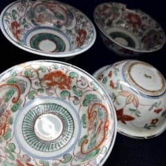 中国明時代 南京古赤絵中皿4枚 口径約13㎝ 東Y8-0714⑥ - メルカリ