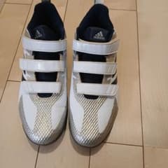adidas 野球 スパイク ホワイト×ネイビーのサムネイル