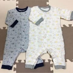 【ねりこ様専用】ユニクロ カバーオール サイズ70 2枚セットのサムネイル