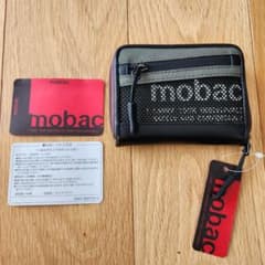 mobac 남성 지갑 카키 × 블랙