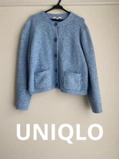 【UNIQLO】ユニクロ　ツイード風カーディガンのサムネイル