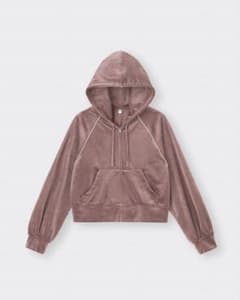 GU ベロアパンツ＆ジップパーカーのサムネイル