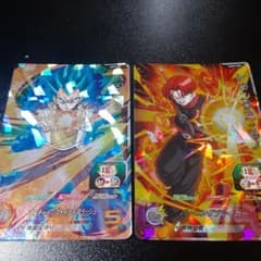 スーパードラゴンボールヒーローズ ベジータ&トランクスカードのサムネイル