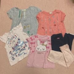 【3/24削除します】90cm☆春夏Girl'sセット　KP&ミキハウスのサムネイル