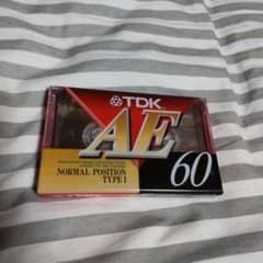 TDK AE 60分 カセットテープ ノーマルポジション - メルカリ