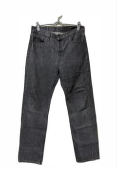 90s Levi's 501 W32 ブラックデニム 先染め usa製のサムネイル