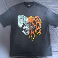 AMIRI アミリ FLAMES Tシャツ ブラック 半袖 ロゴ グラフィックのサムネイル