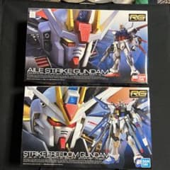 RG 1/144 ストライクフリーダムガンダム　エールストライクガンダムのサムネイル