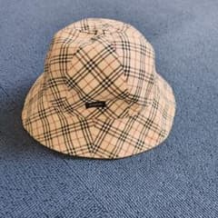 【Burberry】バーバリー キッズ リバーシブル ハット ベージュ チェックのサムネイル