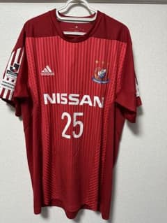 2017年 横浜F・マリノス ユニフォーム 背番号25前田直輝 2017年横浜F・マリノスカップ戦ユニフォームサイン入り 背番号25