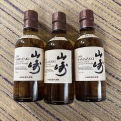 サントリーシングルモルトウイスキー＜山崎＞ 180ml（3本セット） サントリー 山崎 シングルモルト 180ml 3本セット - メルカリ