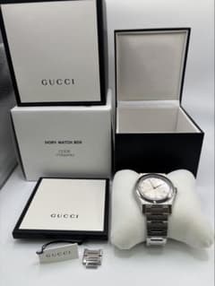 GUCCI パンテオン 自動巻 腕時計 115.2 ステンレススチール 裏スケ 