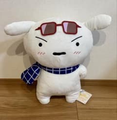 新品・タグ付　決めポーズのシロ