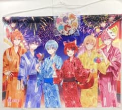 すとぷり　タペストリー(全員、等身)、缶バッチ(ホロ、全員デフォルメ)のサムネイル