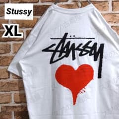 ステューシー》正規・新品タグ ハート ホワイト XL Tシャツ - メルカリ