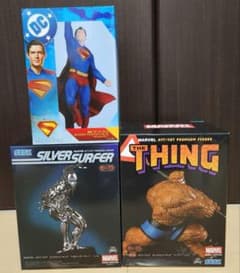 MARVELACT/CUT シルバーサーファー スーパーマン シング 6点セット MARVELACT/CUT シルバーサーファー スーパーマン シング 6点