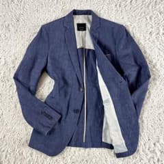 ZARA MAN リネン100% テーラードジャケット EUR48 サイドベンツ - メルカリ