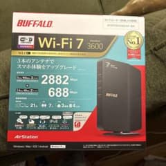 BUFFALO Wi-Fi 7 無線LANルーター WSR3600BE4P-BKのサムネイル
