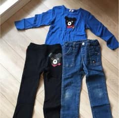 ダブルB トップス、デニム、パンツ3点セットのサムネイル