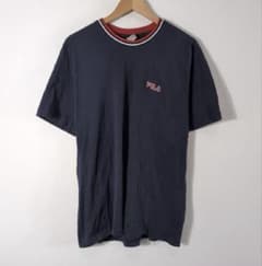 FILA フィラ 半袖 Tシャツ ネイビー　y2kのサムネイル