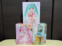 【未開封】初音ミク プライズフィギュア3点セット