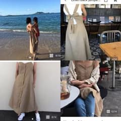 chaisy style リネン ジャンパー ワンピースのサムネイル