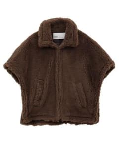 TICCA】ウールファーポンチョ - メルカリ