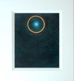 油絵 菅家令子 絵 絵画インテリア額付(白) F3-GB62023 風景祈り希望