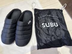 SUBU ブラック スリッポン 収納袋付きのサムネイル