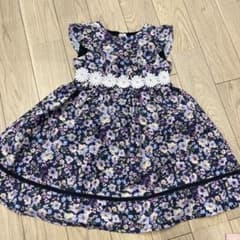 花柄 半袖ワンピース 110cmのサムネイル