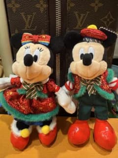 ディズニー クリスマス ぬいぐるみバッジ ぬいば ミッキーミニー顔厳選
