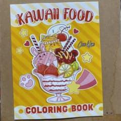 大人の塗り絵　Kawaii food coloring bookのサムネイル