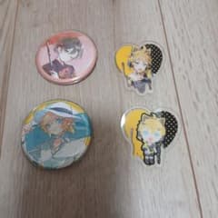 鏡音レン MEIKO アクリルスタンド 缶バッジ セット - メルカリ